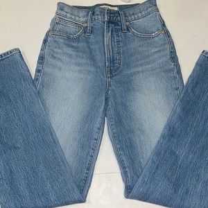 MADEWELL “The perfect Vintage full length jean”. Size 24